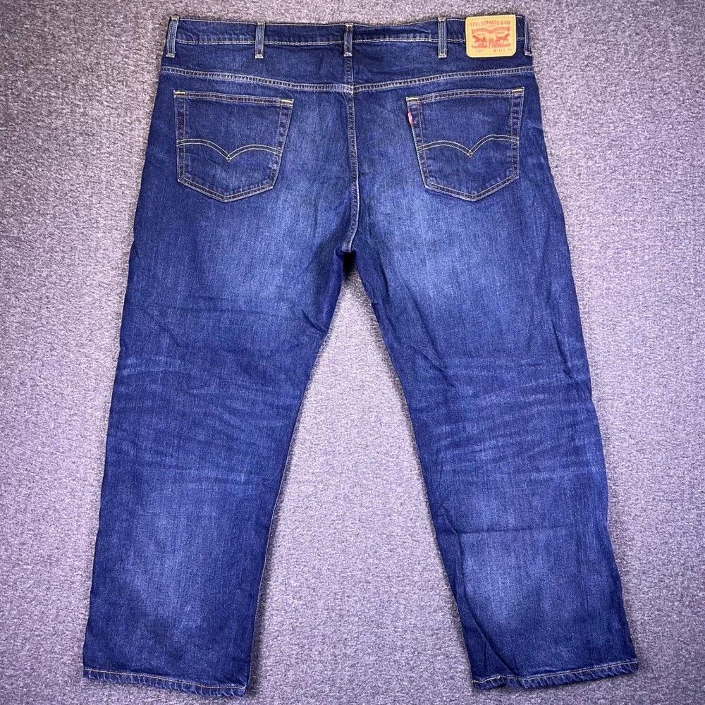 Levis 569 Jeans Men 44x30 Blue Loose Straight Baggy Casual Relaxed Stretch Denim